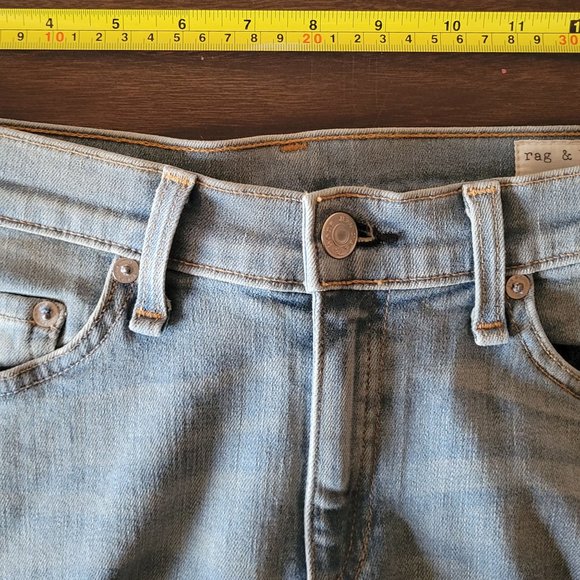 Rag & Bone Size 29 Skinny Jeans Sonoma Capri Light Wash Swamis GREAT CONDITION - Picture 10 of 10